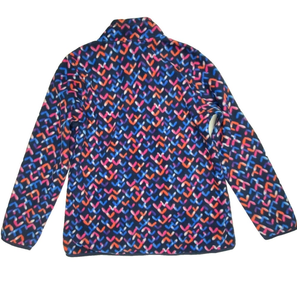 NWT‎ Eddie Bauer Kids Youth Large 14/16 Fleece 1/4 Zip Pullover Multicolor Soft - Picture 3 of 8